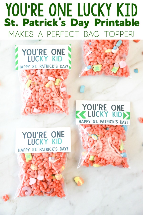 youre one lucky kid printable