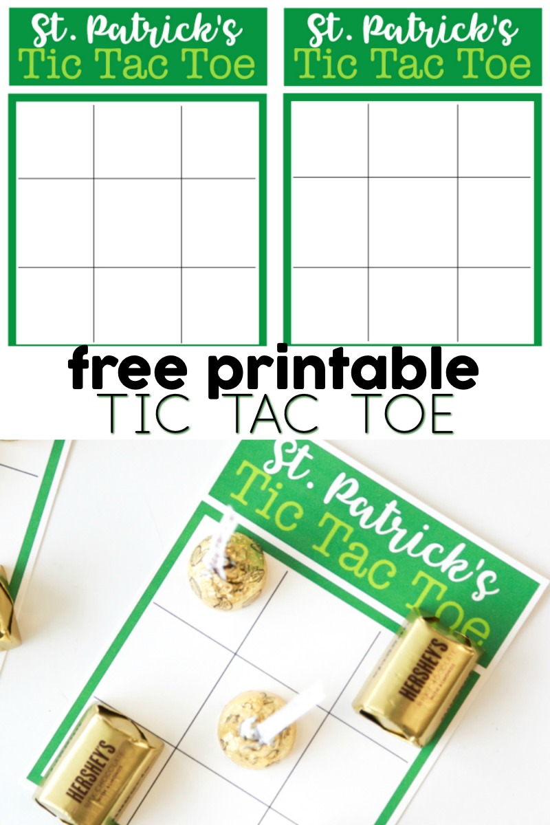 free tic tac toe printable