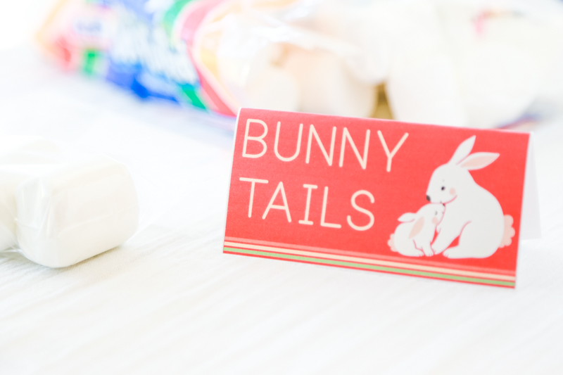 bunny tails easter favor