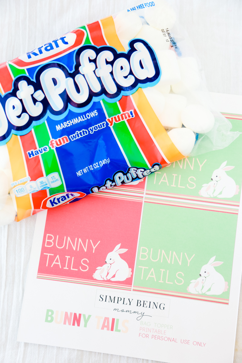 bunny tails easter favor
