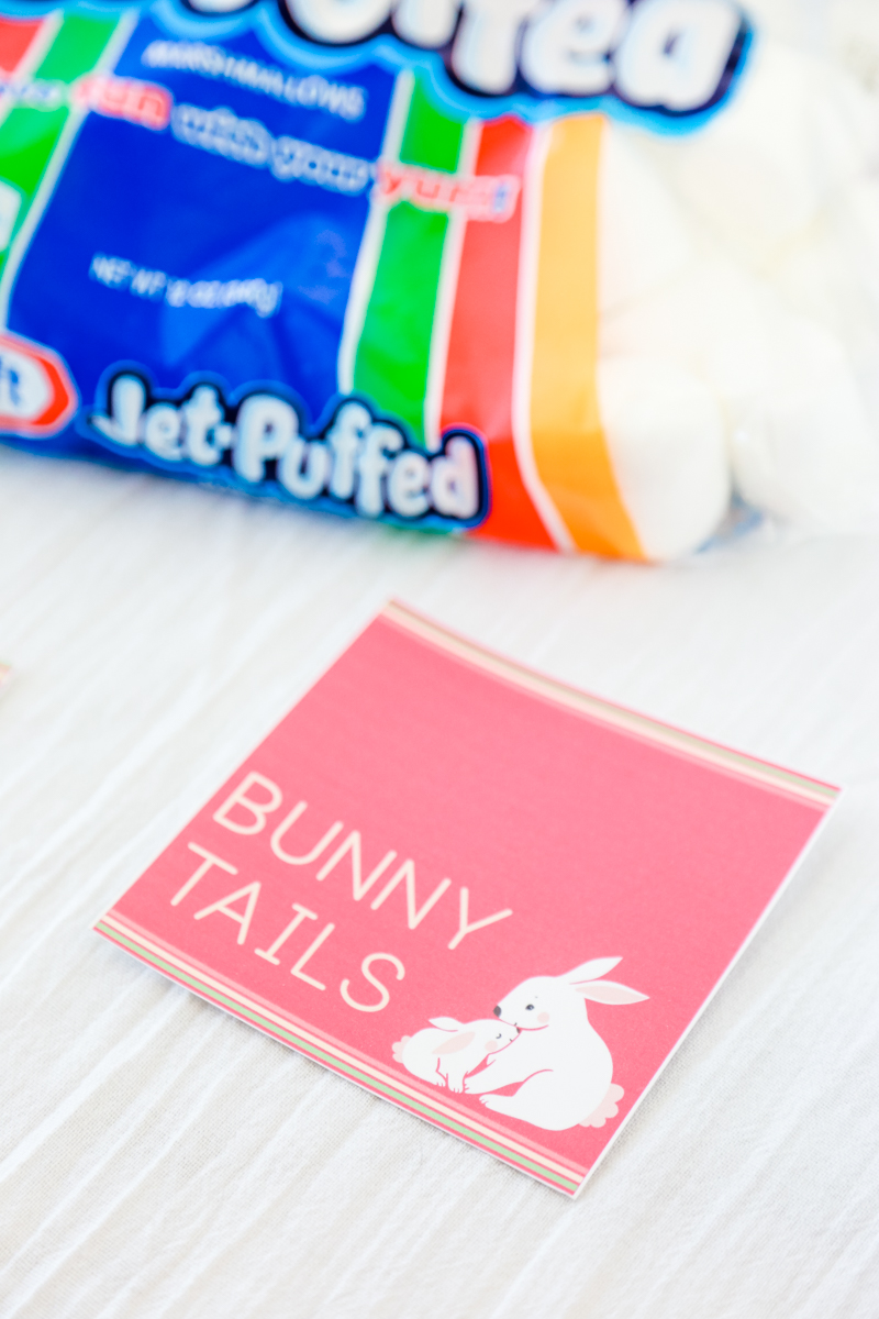 bunny tail easter printable