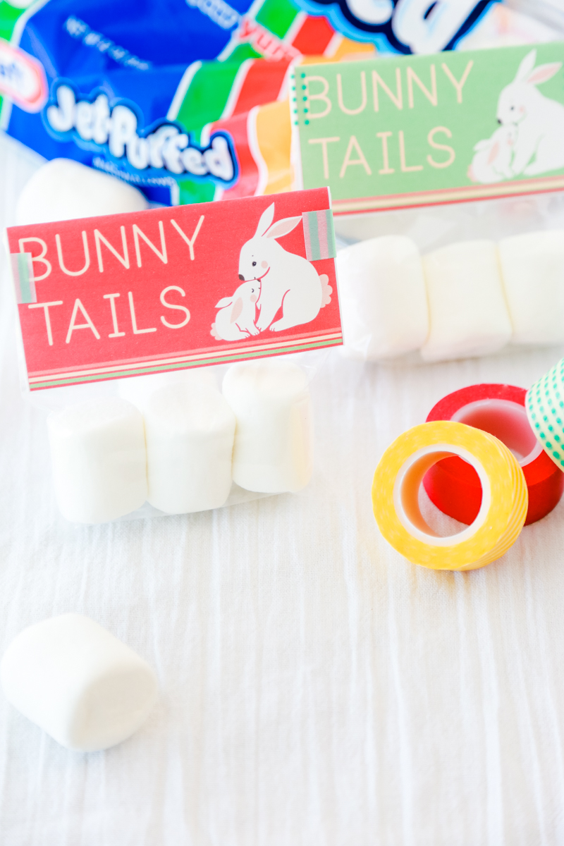free easter printable bunny tails
