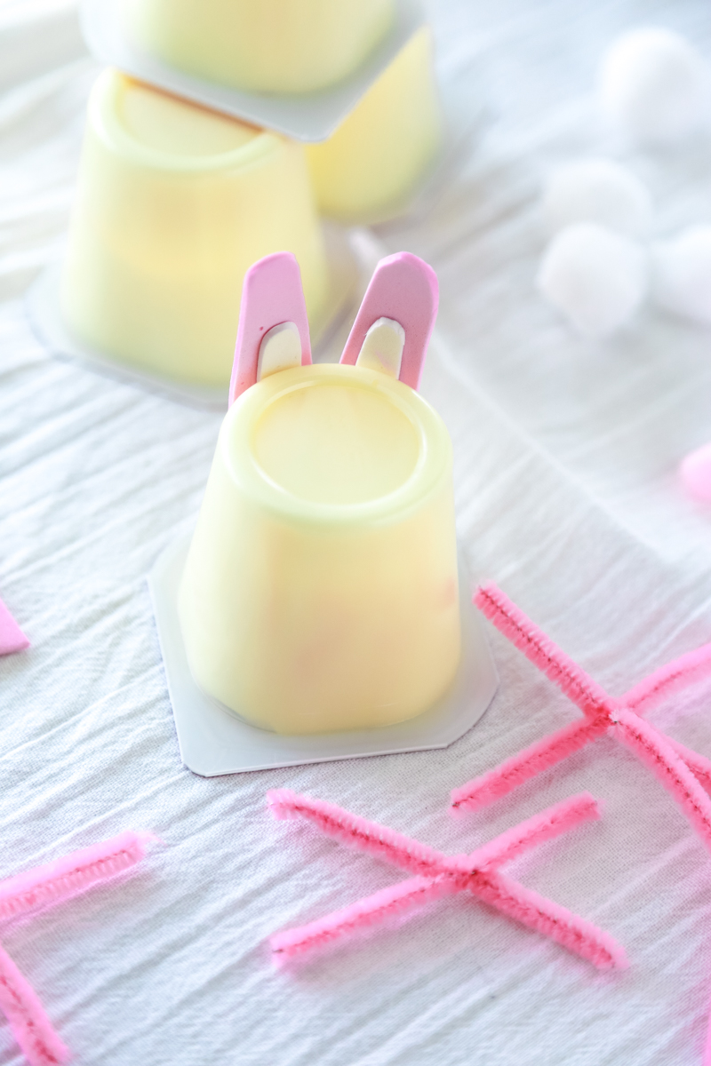 bunny pudding cup for easter