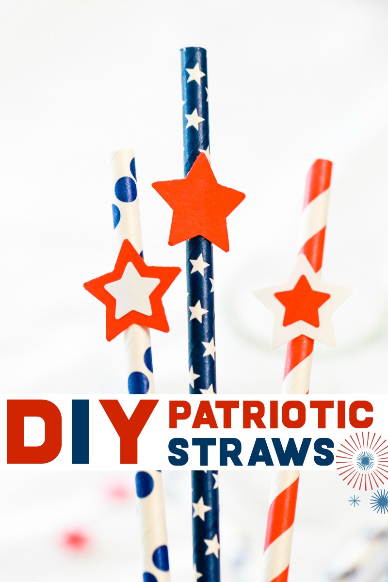 patriotic straws