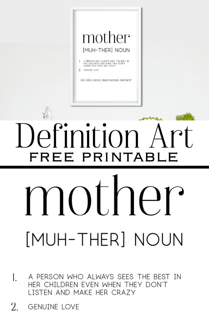 definition art for mother