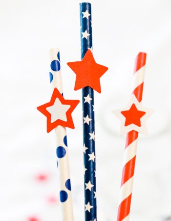 patriotic straws